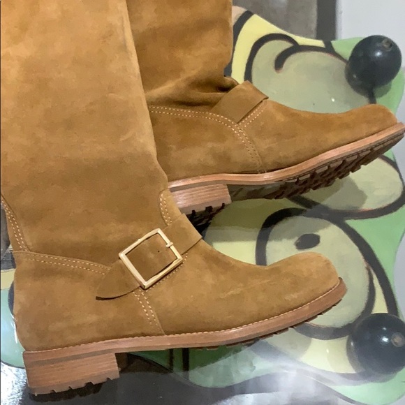 Jimmy Choo suede above the knee boots. - Picture 5 of 7